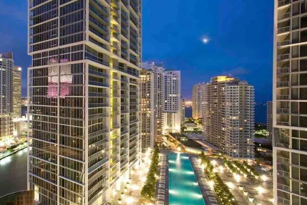 公寓 Icon Brickell -lux 2 Bedroom With & Bayview 迈阿密