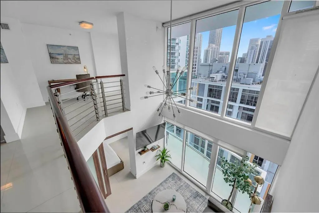 Luxury 2 Bedroom Loft Brickell-waterviews Apartment Miami