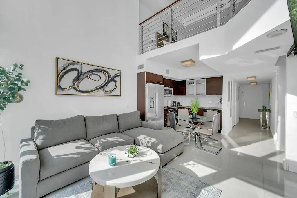 Luxury 2 Bedroom Loft Brickell-waterviews Apartment