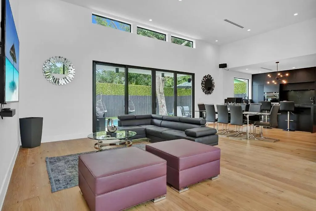 Villa Design House -heated Pool -big Yard -gated Parking