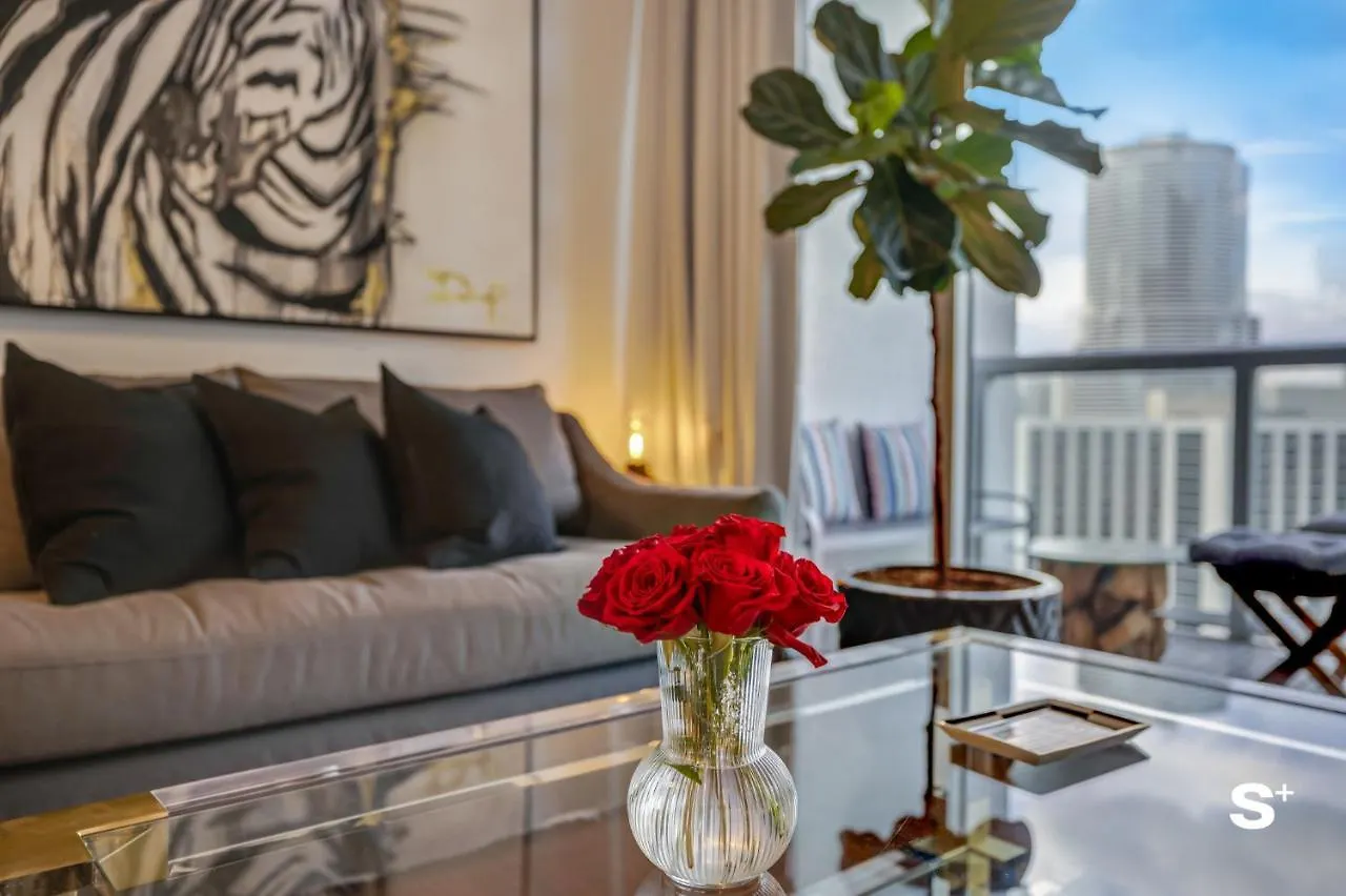 公寓 Icon Brickell Waterview One-bedroom