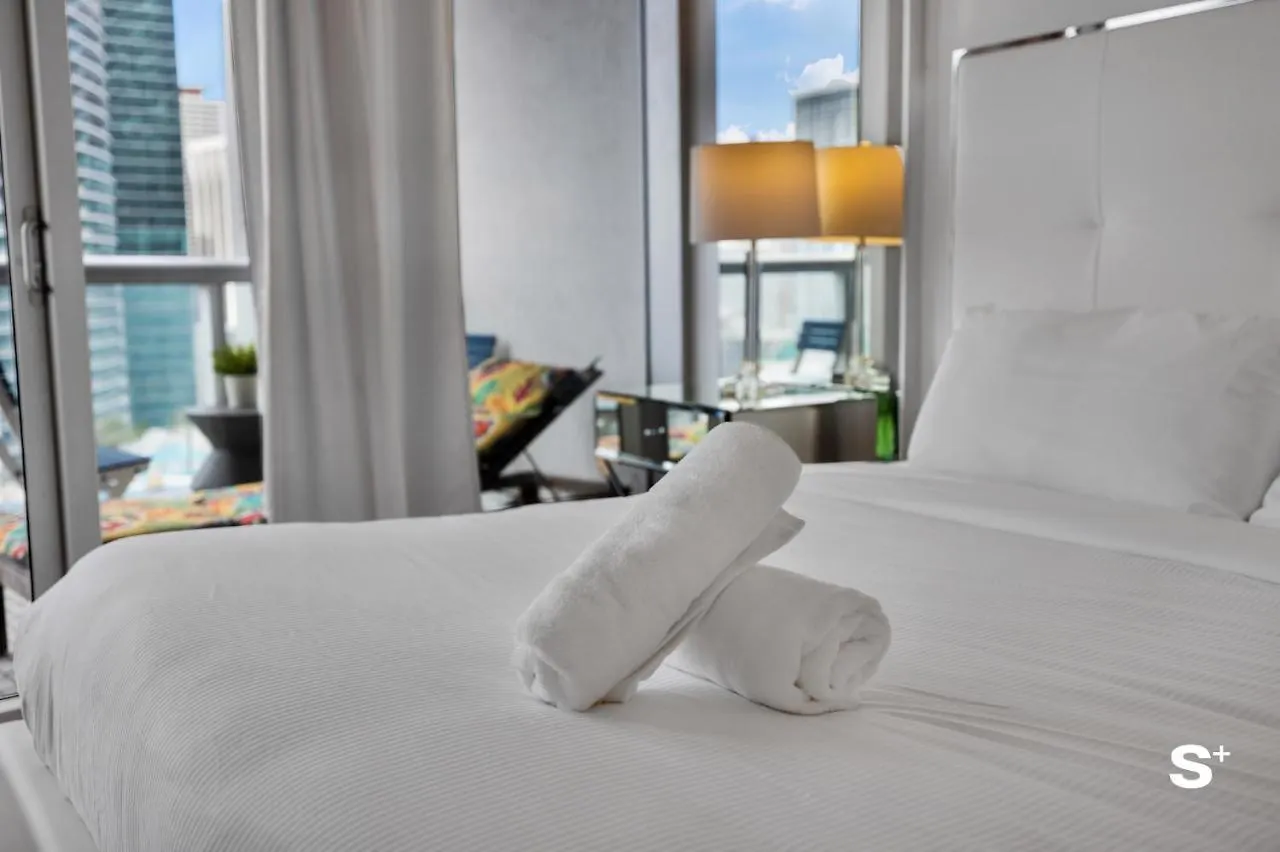 公寓 Icon Brickell Waterview One-bedroom