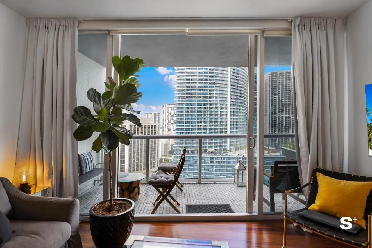 Icon Brickell Waterview One-bedroom 公寓