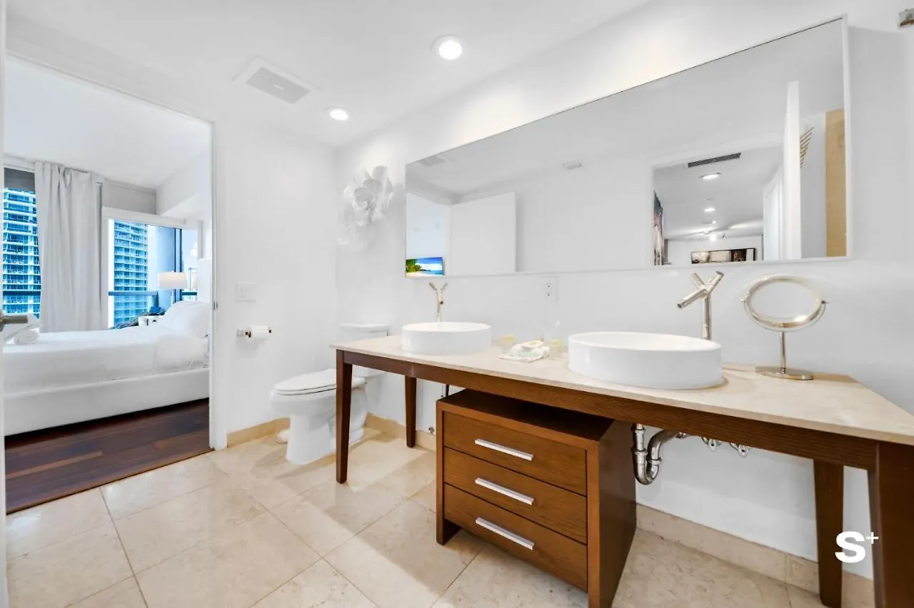 公寓 Icon Brickell Waterview One-bedroom 迈阿密