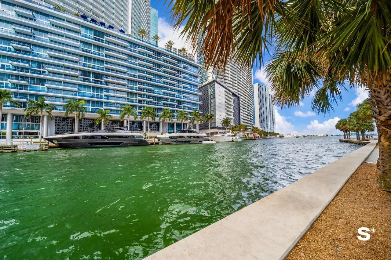 公寓 Icon Brickell Waterview One-bedroom 迈阿密