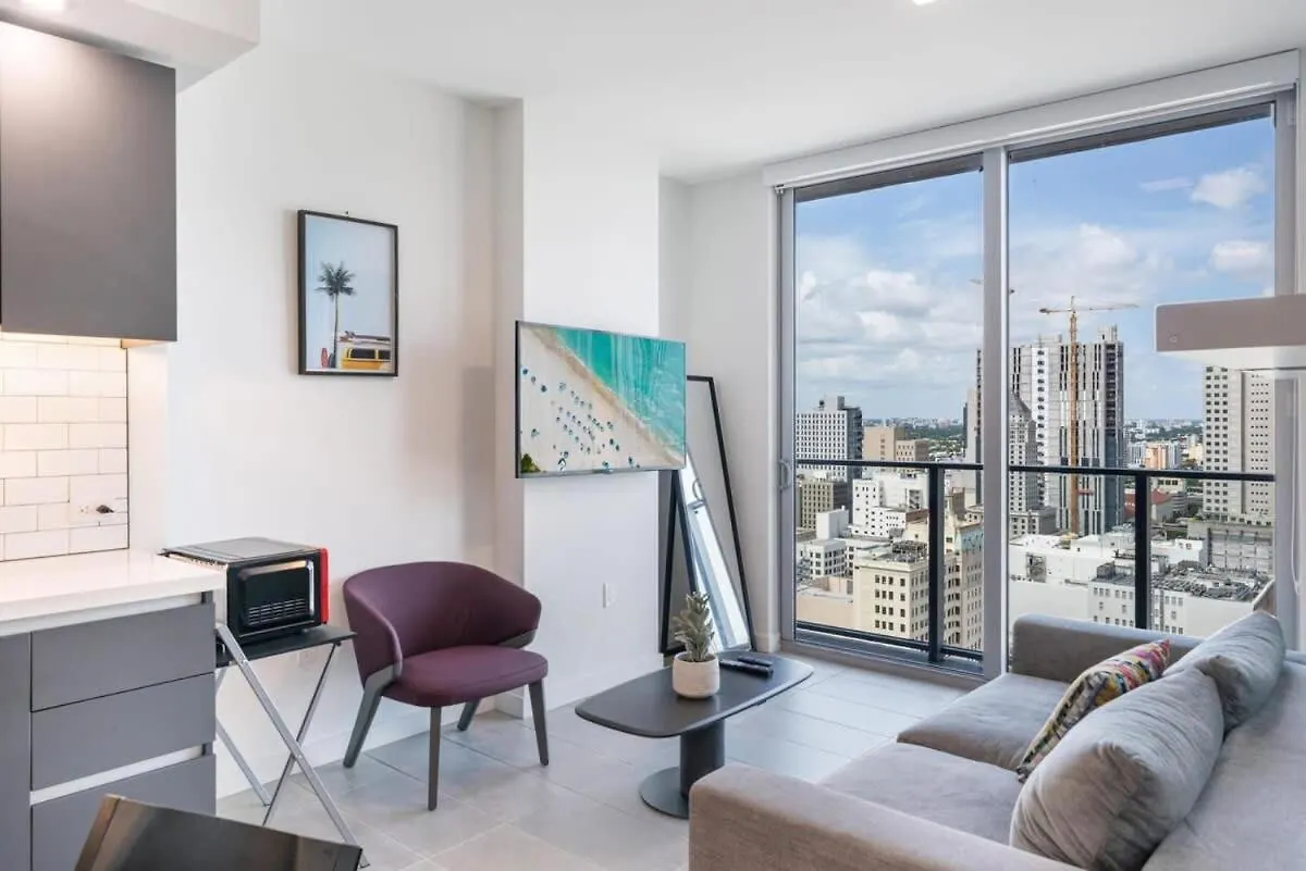 Holiday home Sky-high 1 Bedroom Downtown Miami's Heart - Pool & Gym Miami