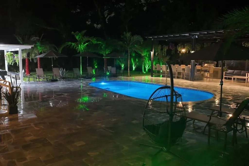 Villa With Outdoor Sauna, Outdoor Bar And Pergola With Games