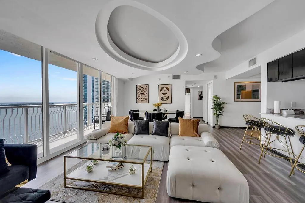 New Stunning 2br Brickell Condo-free Parking 迈阿密
