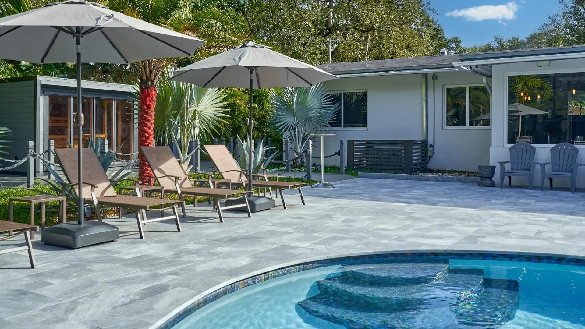 With Outdoor Sauna, Outdoor Bar And Pergola With Games * Miami