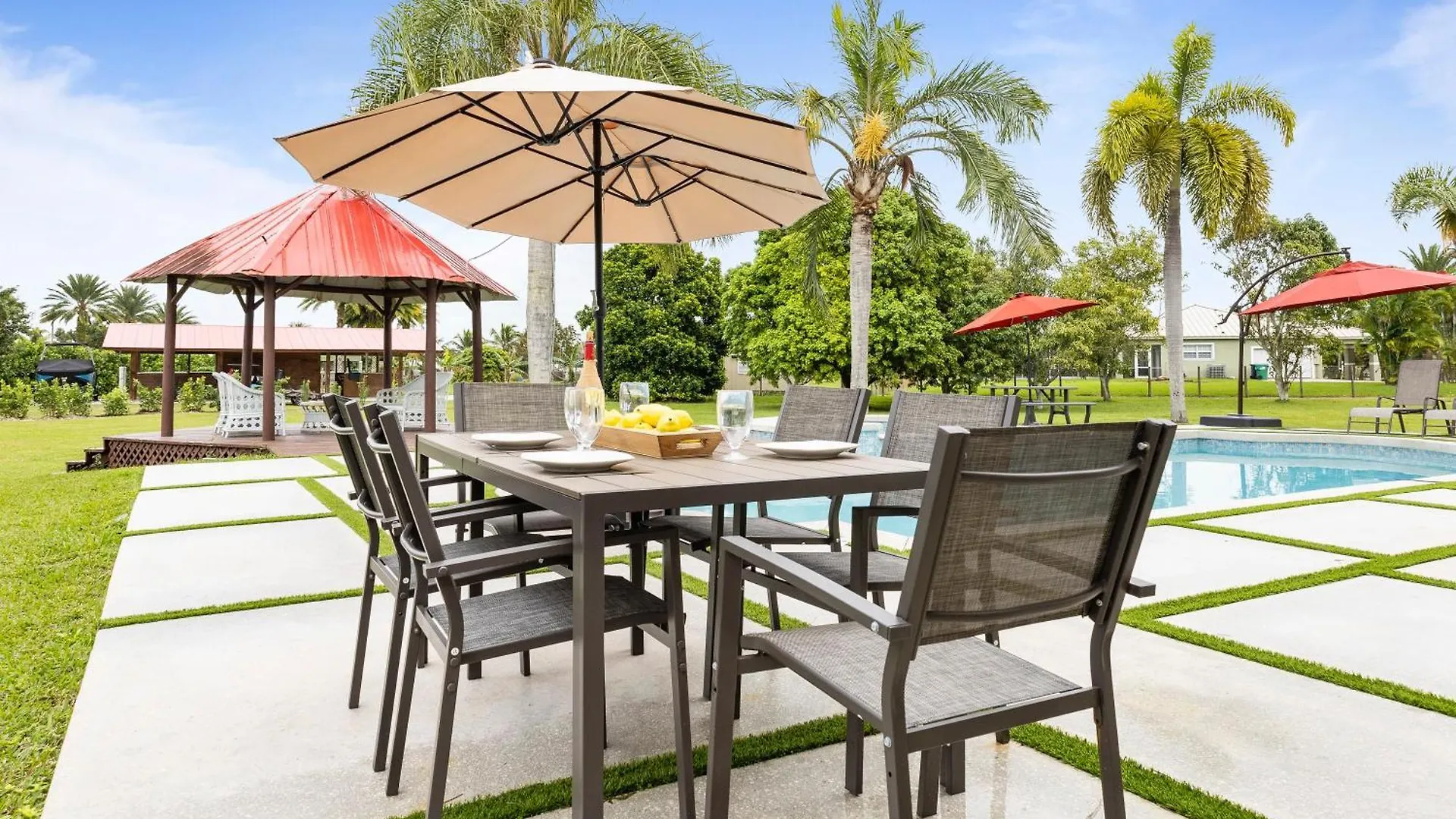 Vakantiehuis Saddle Ranch Pool And Modern Grounds Miami