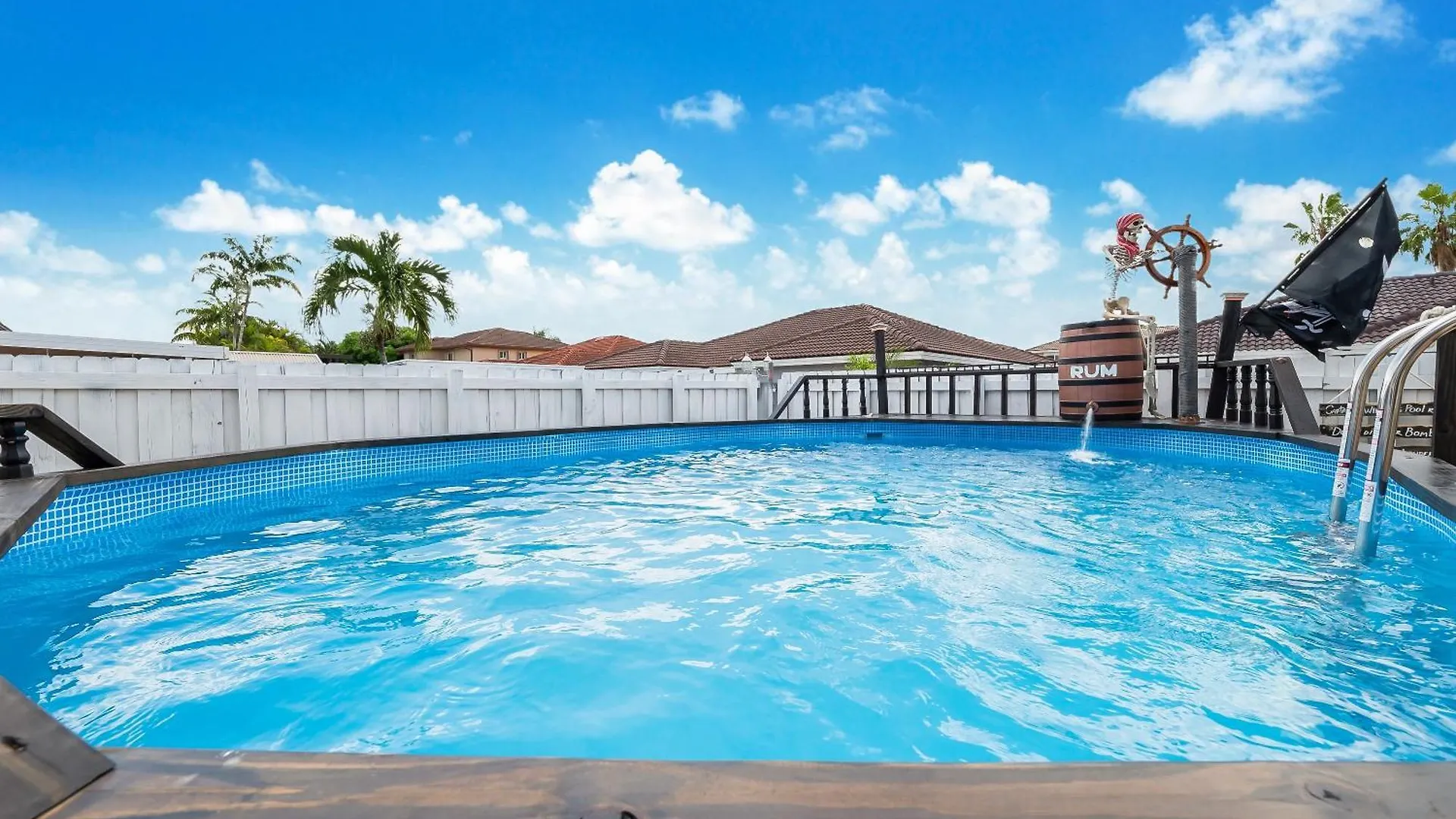 Pirate's Ship Heated Pool 16 Guest Super Mario Theme *