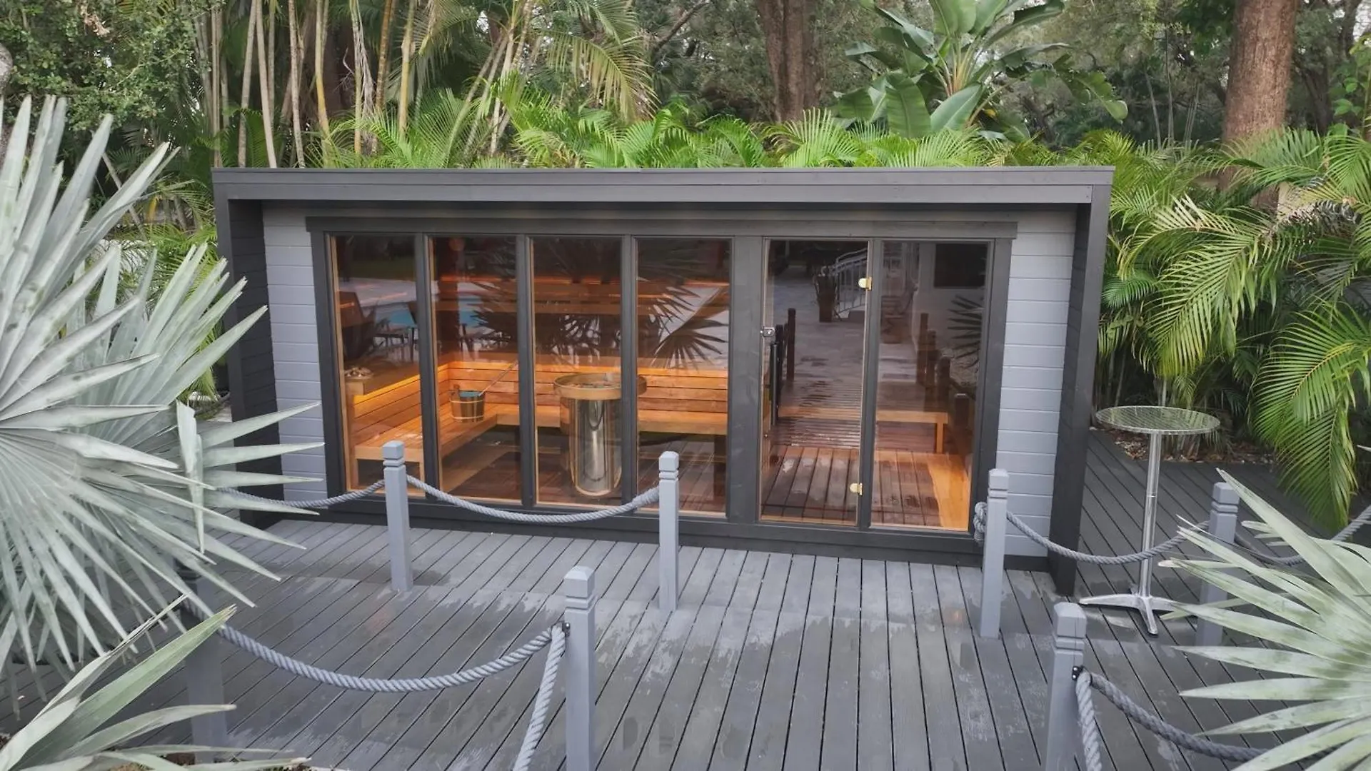 With Outdoor Sauna, Outdoor Bar And Pergola With Games 마이애미