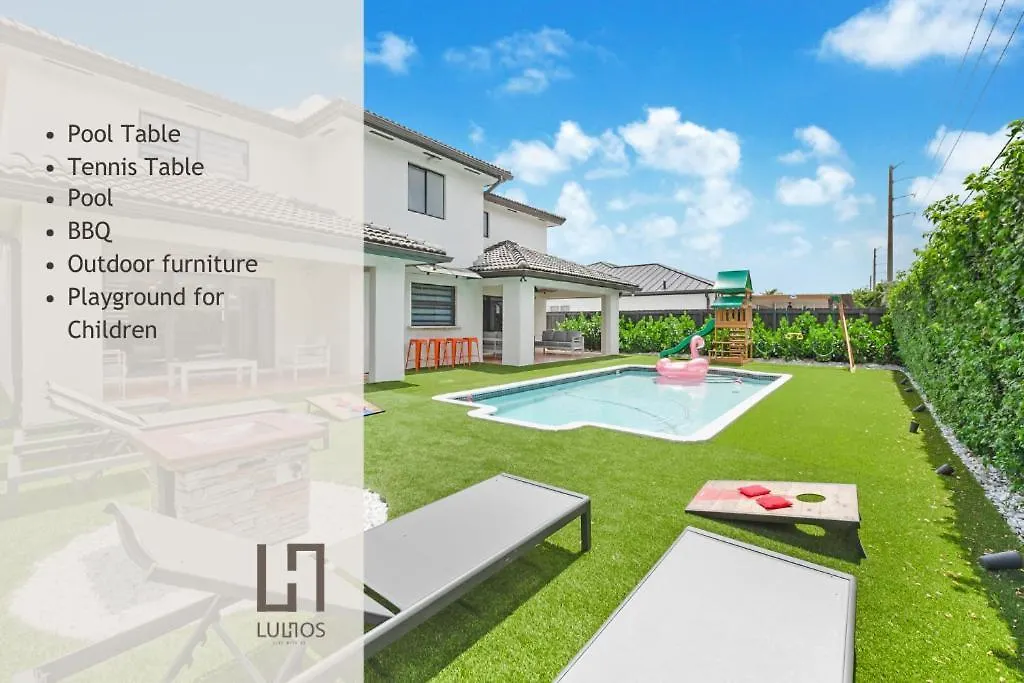 Holiday home Experience Miami'S Bongo'S House Private Pool And Game Room Luxury Rental L54