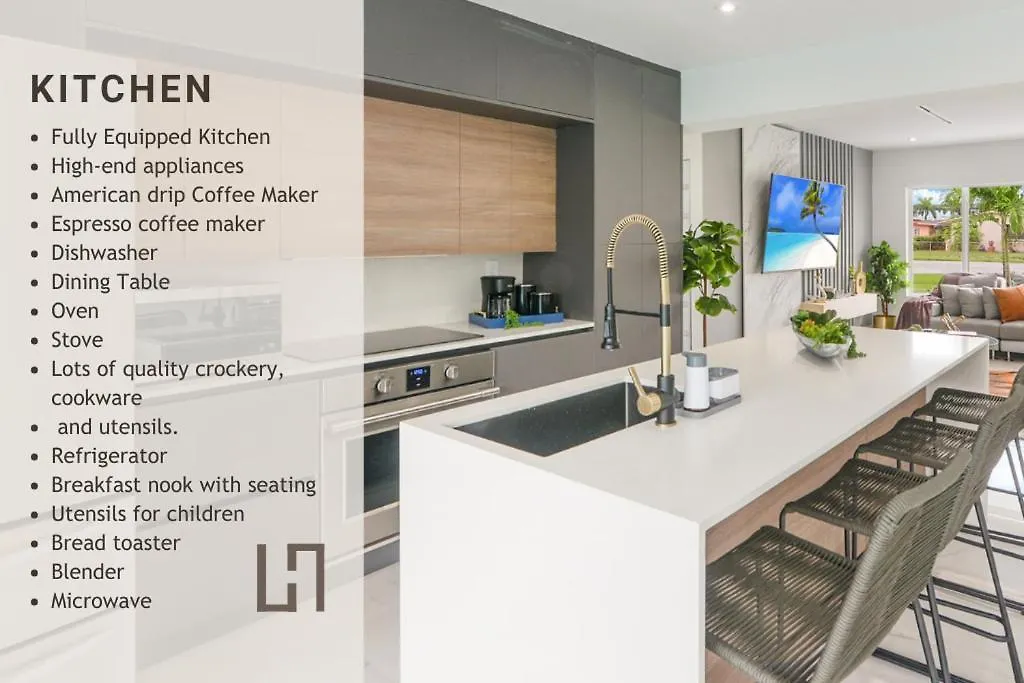 Family 5Br Miami Resort Pool, Sports & Bbq Oasis L04 * 迈阿密