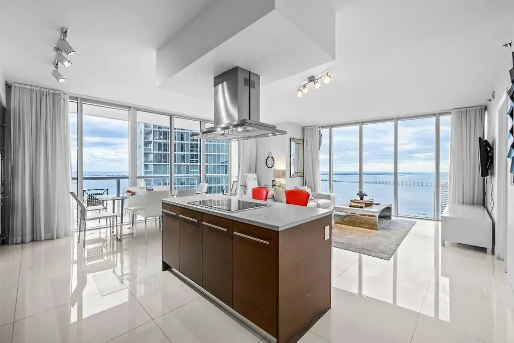 Apartment 44th Floor Corner 2 Bdr• Icon Brickell• Ocean View And Free *