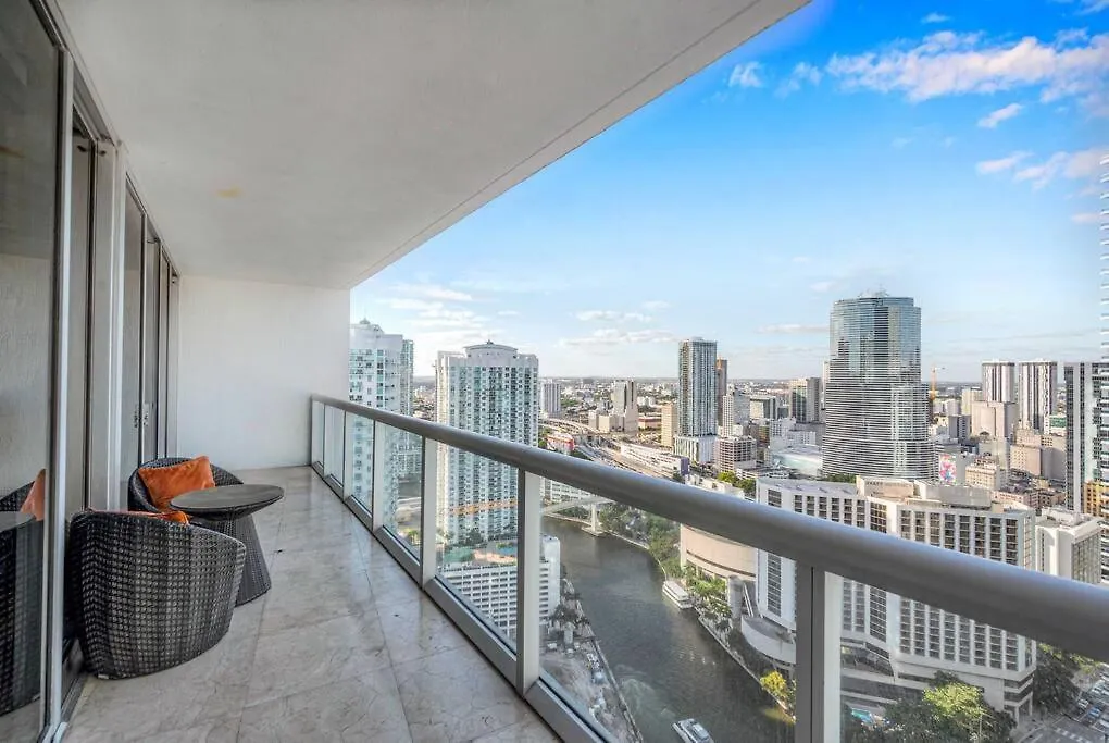 Icon 39th Floor 1 Bedroom Apartment- Bay & View- Free Apartamento Miami