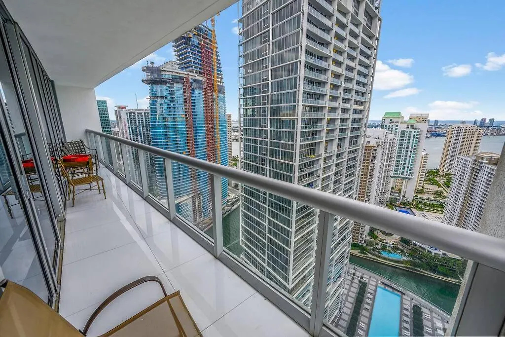 44th Floor Corner 2 Bdr• Icon Brickell• Ocean View And Free Apartment