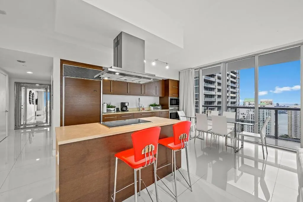 44th Floor Corner 2 Bdr• Icon Brickell• Ocean View And Free Apartment *