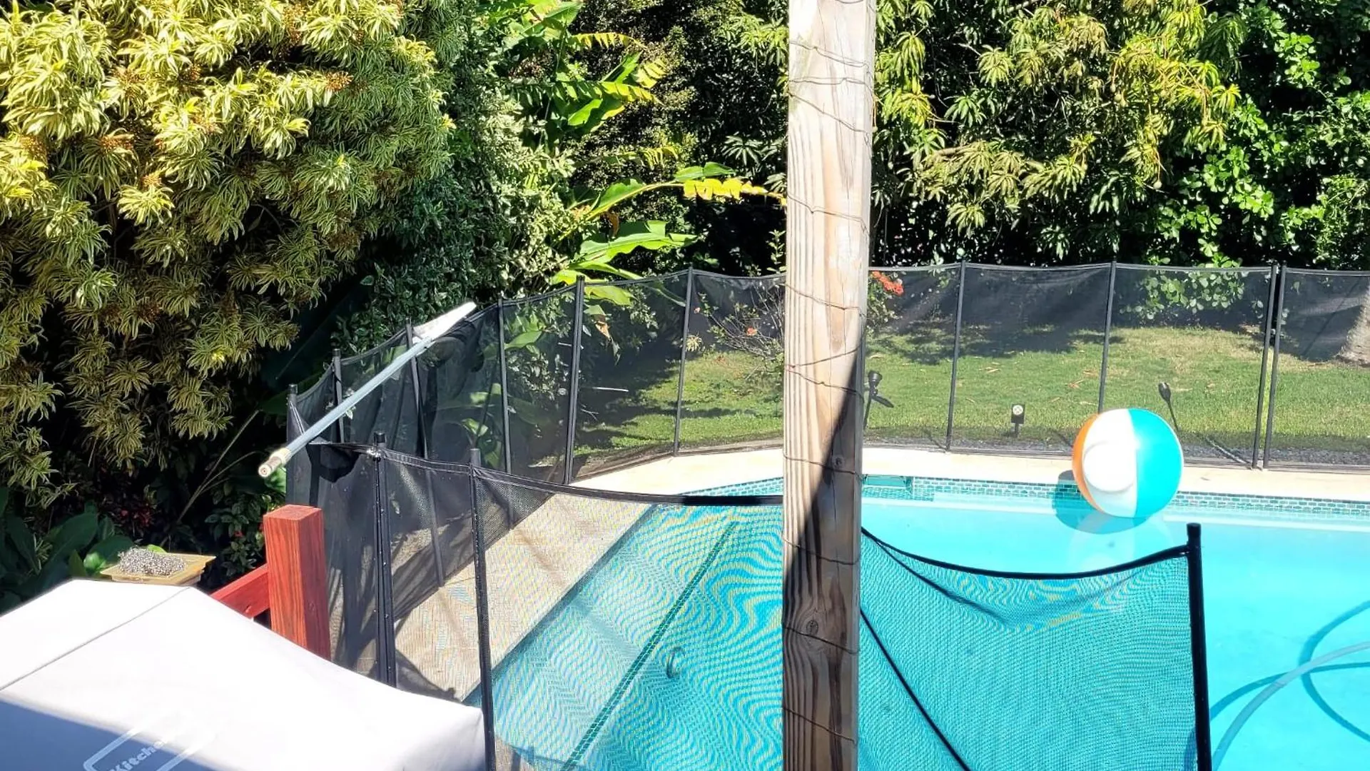 Festive Pool With Lots Of Colors And Swag. Holiday home Miami