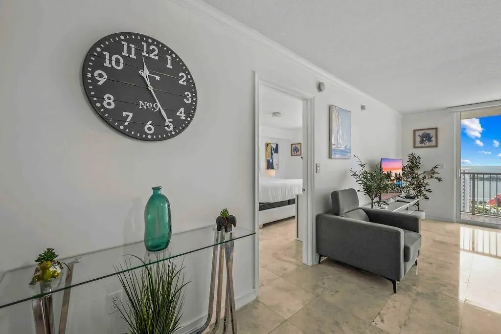 Apartment Exquisite 1 Bed • 33 Floor •brickell • Ocean Views *