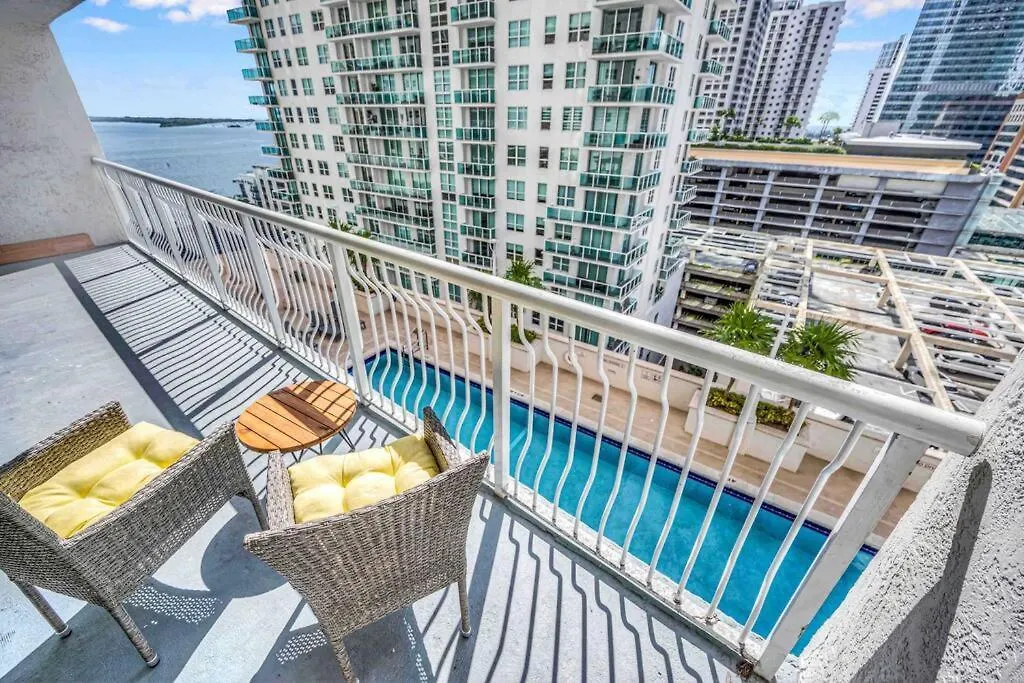 Lux 1 Bdr 1 Bth • Brickell • Pool & Ocean Views Apartment Miami