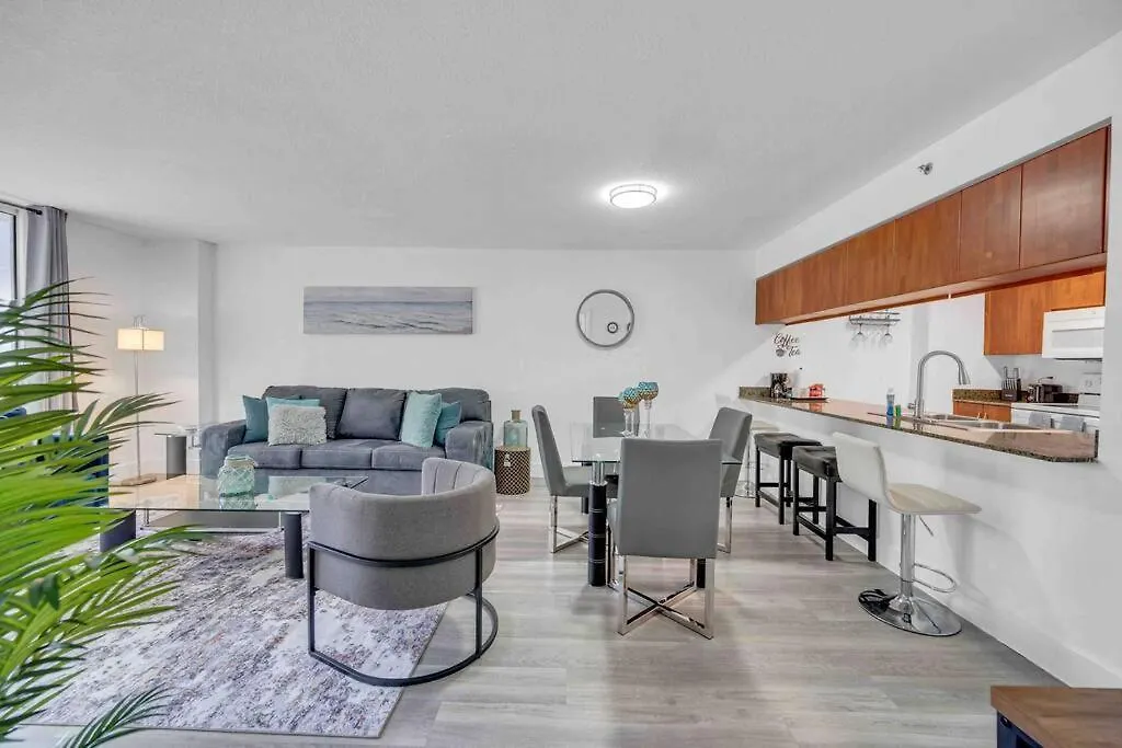 Apartment Spacious 1bedroom Unit Brickell-free Parking *
