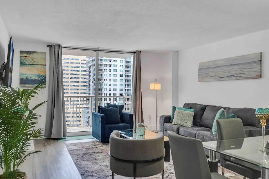 Apartment Spacious 1bedroom Unit Brickell-free Parking Miami