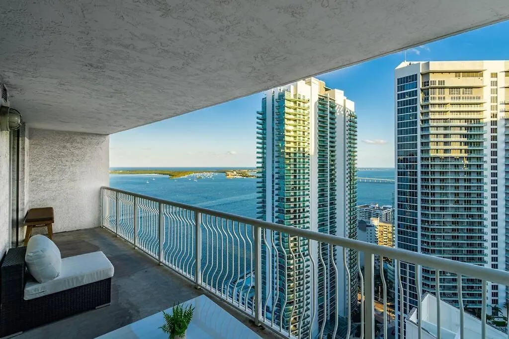 Apartment Cozy 1bed 1bath Overlooking Brickell Skyline Miami