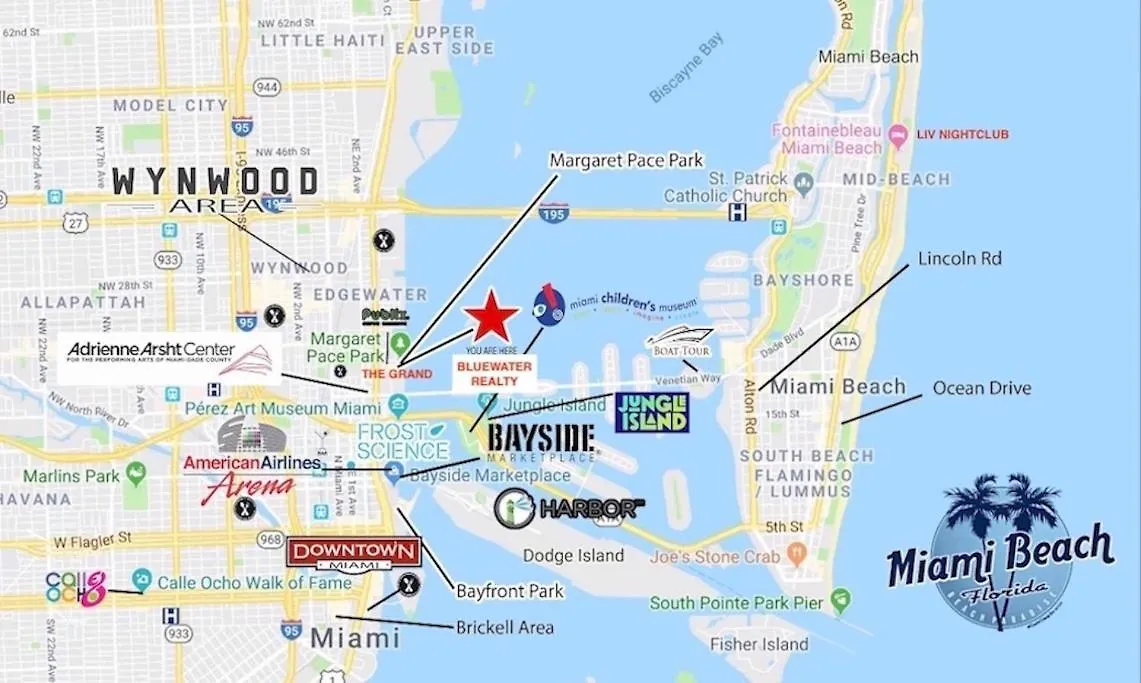 Champagne & Ice! Water Views, 2 Private Balconies! * Miami