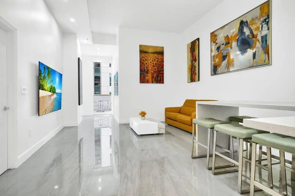 Brickell 3 Bedrooms High Ceiling Loft 公寓 迈阿密