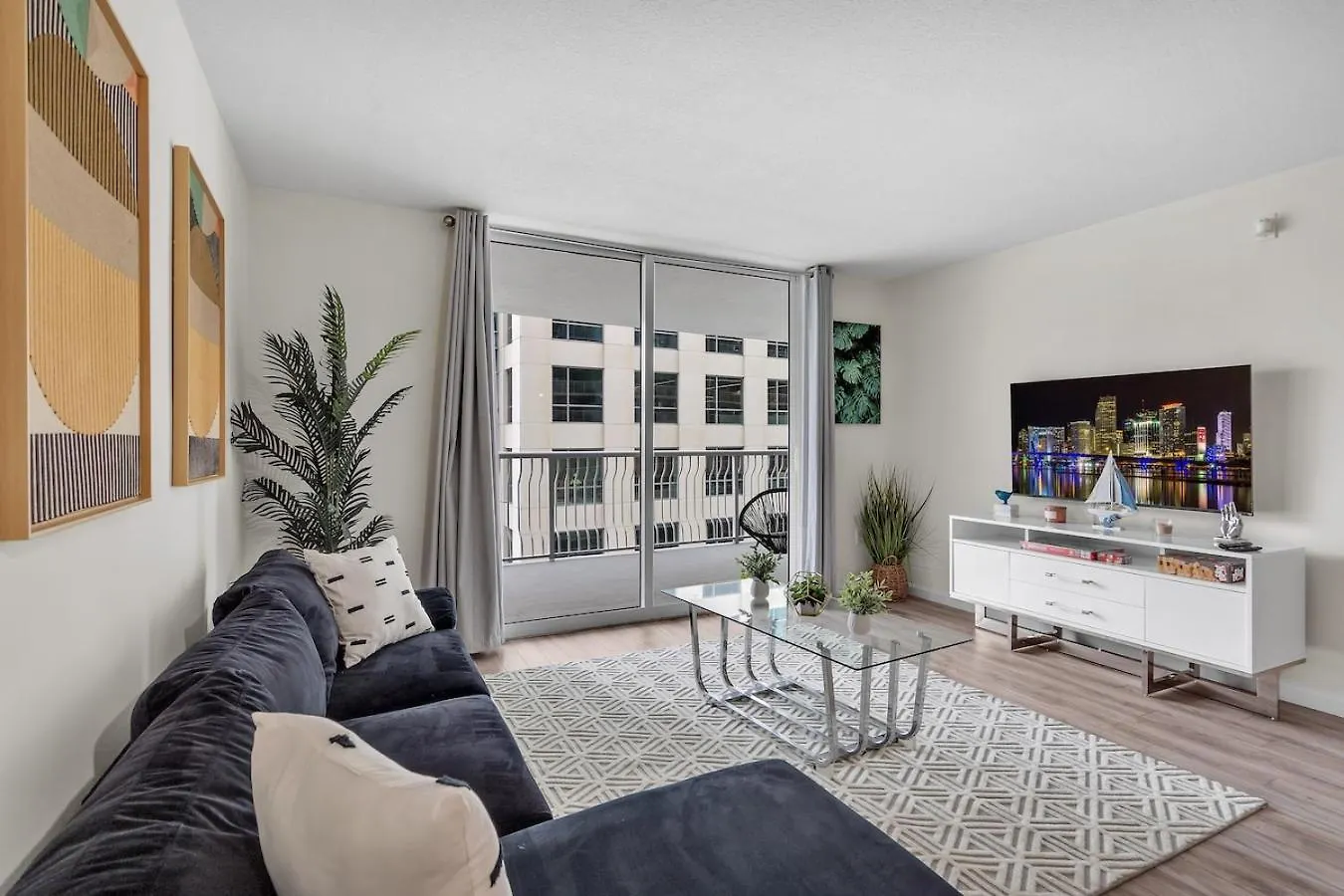Apartment Brickell Key Gem: Stylish 1-bed W/ Free Parking Miami
