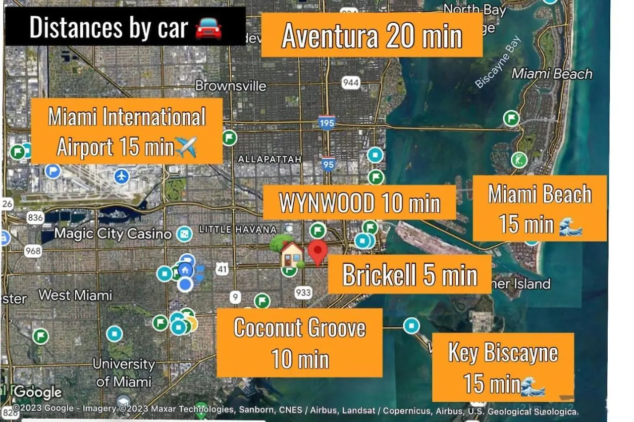 4bed2ba Historic Spacious Brickell With Hot Tub Holiday home Miami