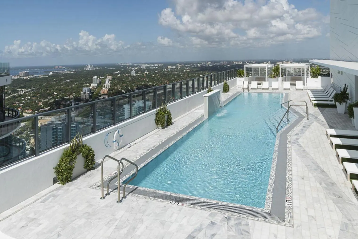 Apartment Blueground Brickell Gym Roof Pool Ac Wd Mia-103 *