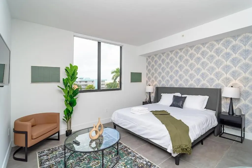 Apartment King Bed Brand New Oasis Minutes To Brickell *