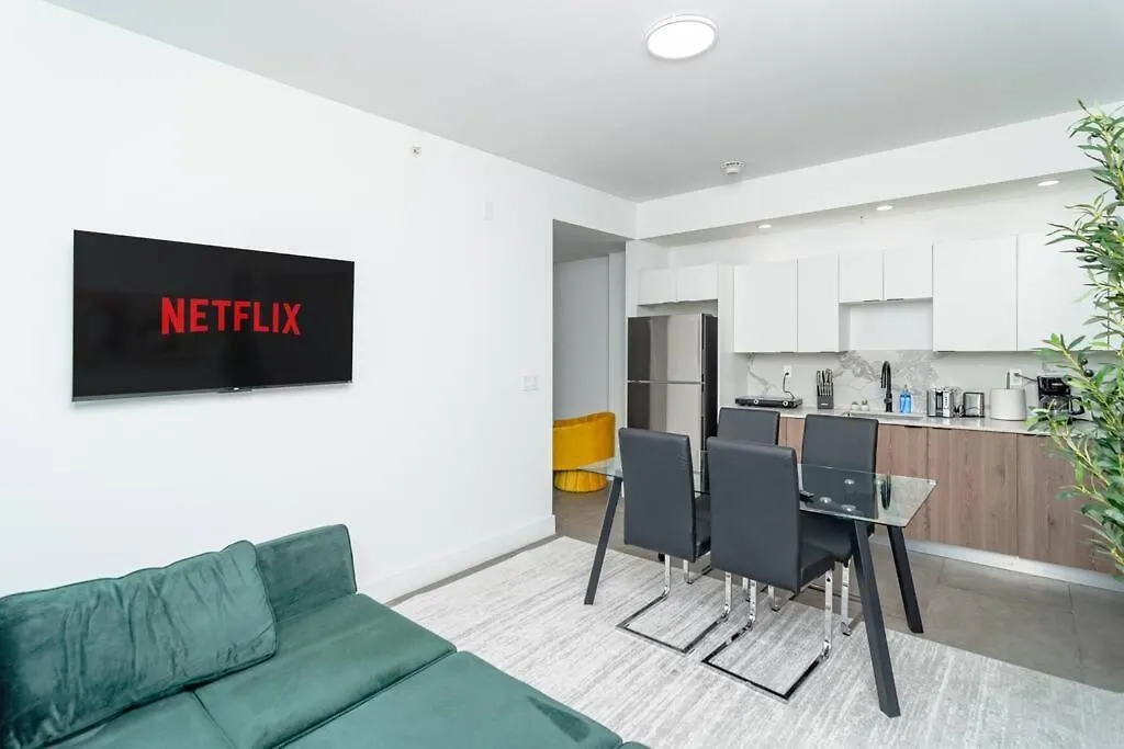 King Bed 2 Bedrooms Oasis Minutes To Brickell 6 Guests * Miami
