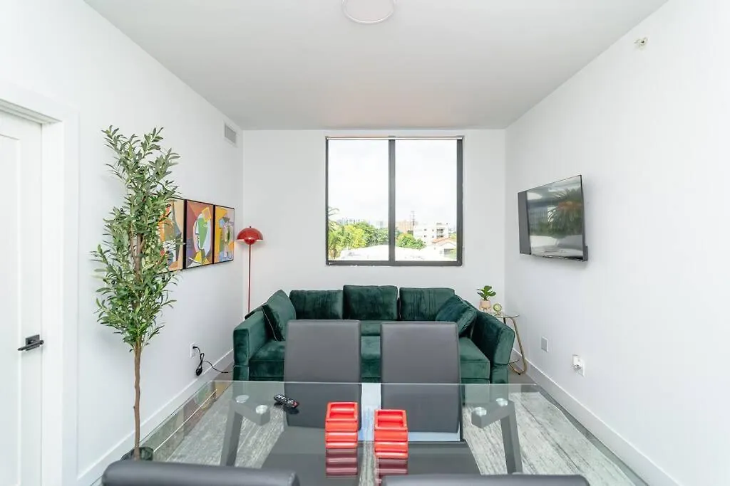 King Bed 2 Bedrooms Oasis Minutes To Brickell 6 Guests Apartmán Miami