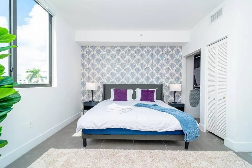 Apartment King Bed Brand New Oasis Minutes To Brickell *