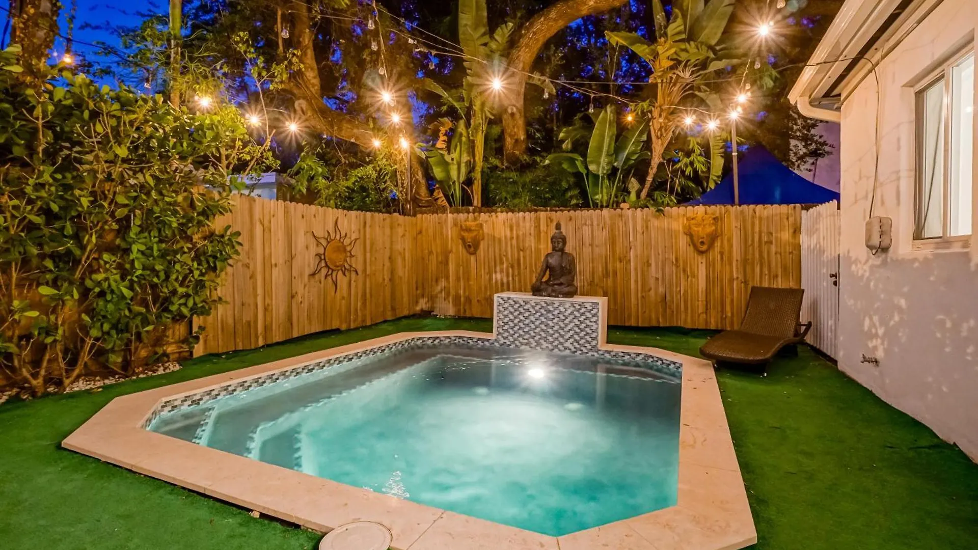 Buddha House Pool Big Yard Holiday home Miami