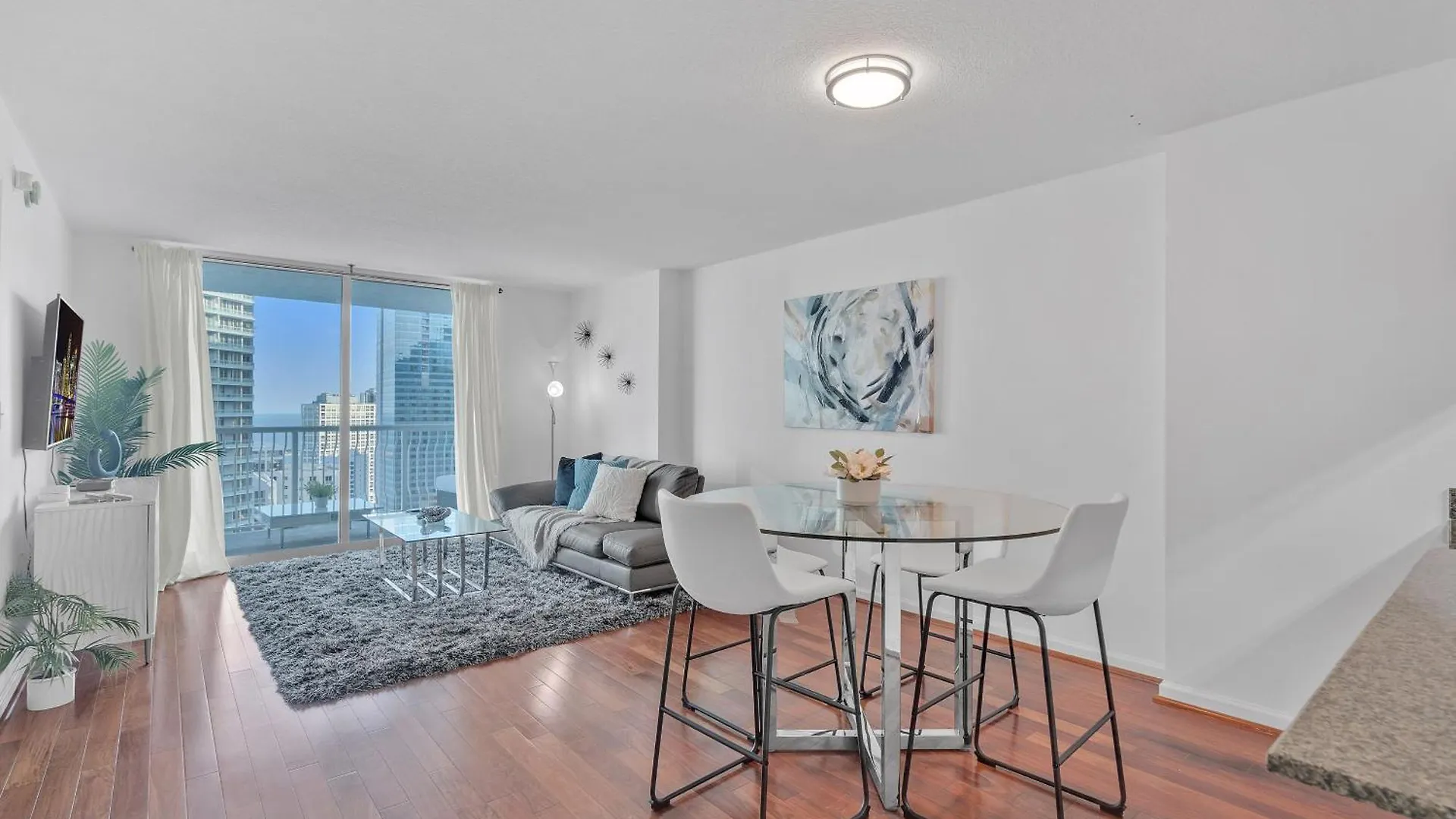 Apartment Beautiful 1 Bedroom Overlooking The Ocean And Downtown Brickell Miami
