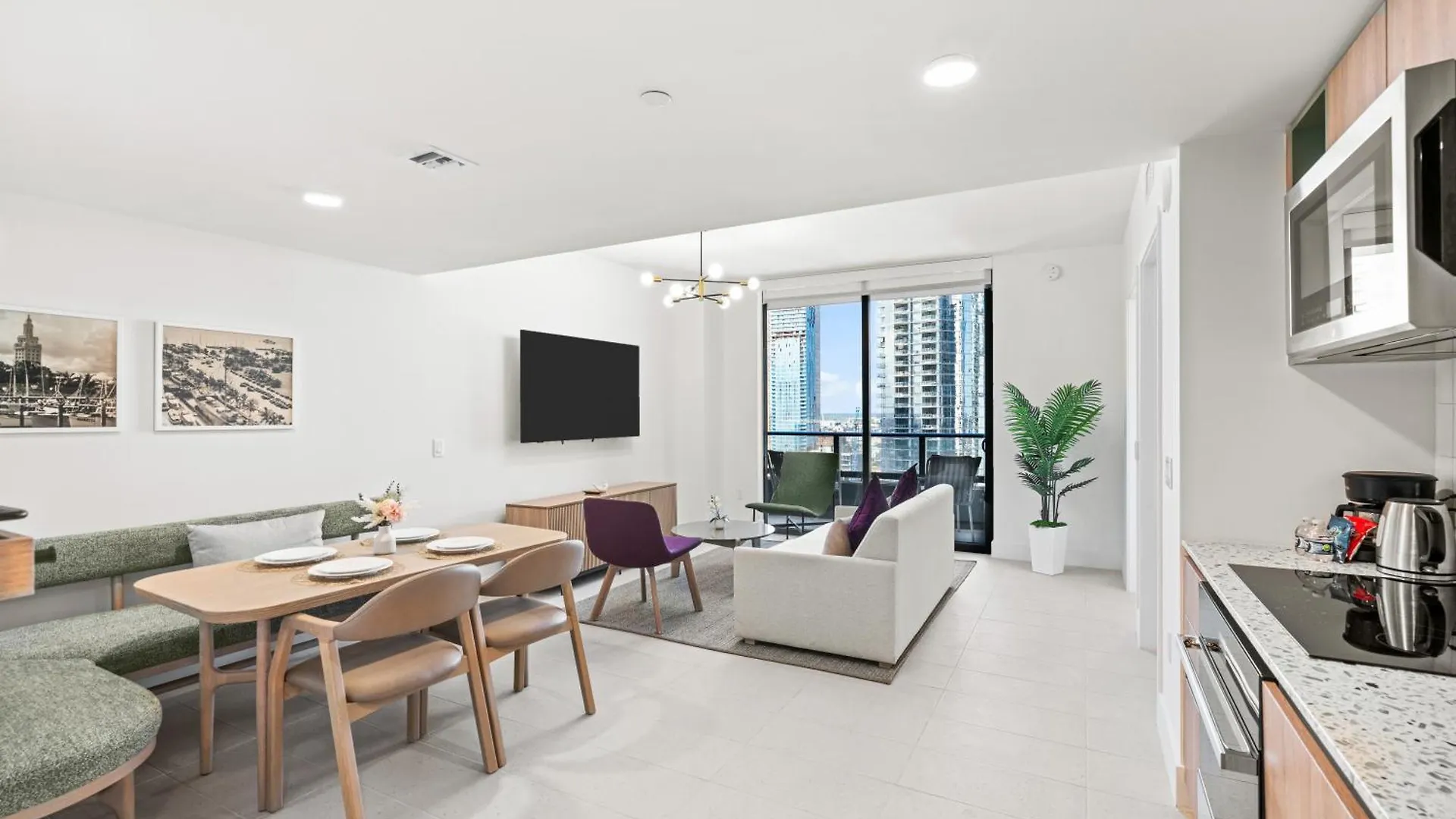 New 28th Floor Unit - Breathtaking Bay And Downtown Views マイアミ