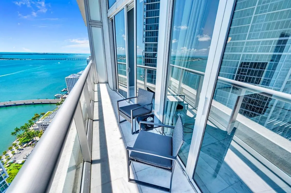 Apartamento Stunning 40th Floor High Ceiling Icon Brickell With Access