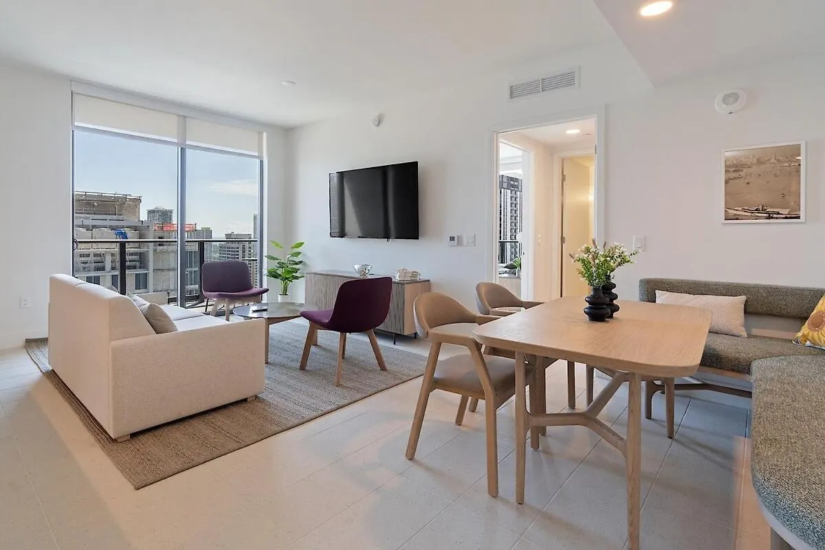 Apartment Corner 2bd With City&water Views&best Sunsets Miami