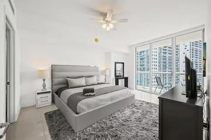 Icon Brickell Stylish With Bay&city 5 Star And Amenities 마이애미