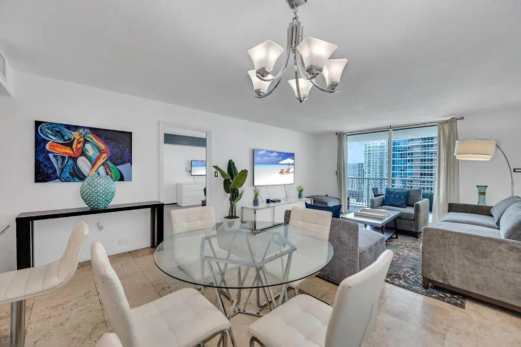 Iconic 1br Highrise Brickell-freeparking Apartmán Miami