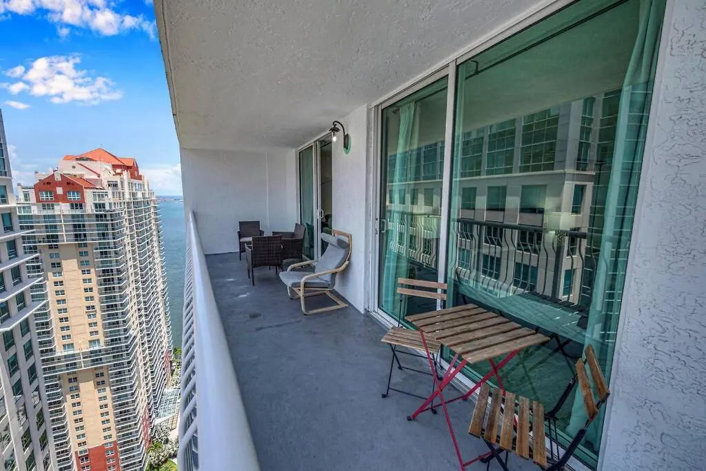 Iconic 1br Highrise Brickell-freeparking Apartmán Miami