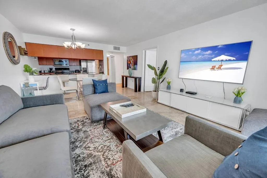 Apartmán Iconic 1br Highrise Brickell-freeparking
