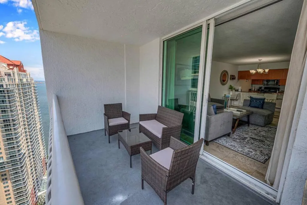 Iconic 1br Highrise Brickell-freeparking * Miami