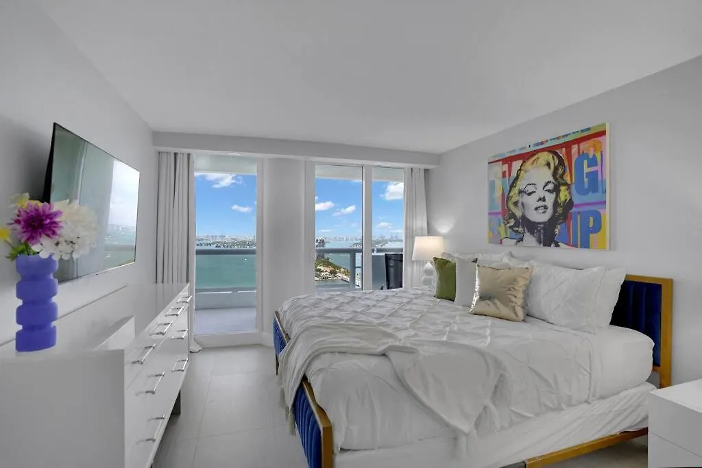 Apartment Cloud Nine! Direct Water Views Of Bay & Ocean! Miami