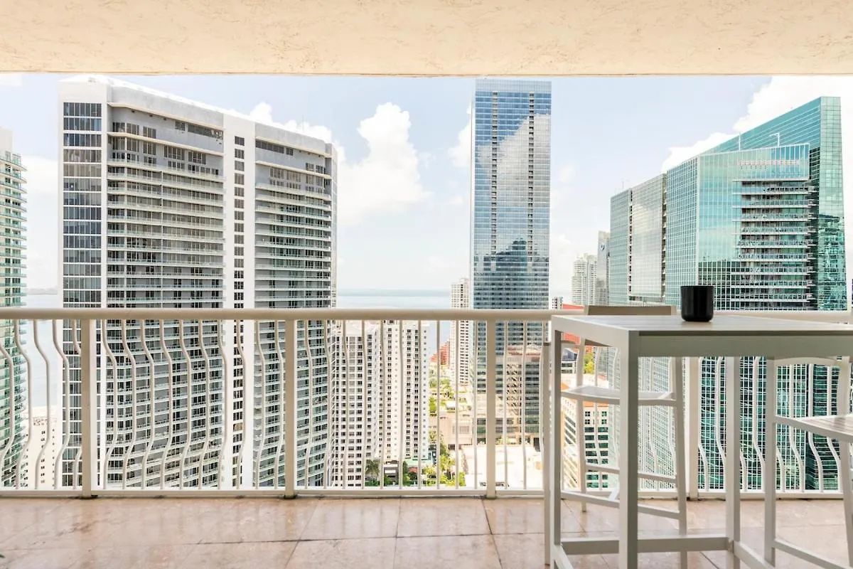 Brickell Center W/city & Bay View + Free Parking! 아파트 *