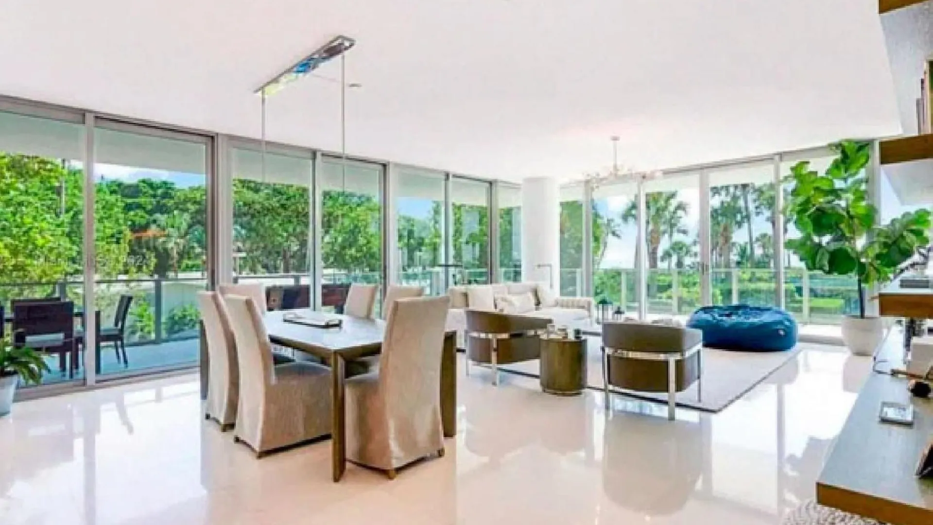 Elegant With Ocean Views In Key Biscayne Apartment